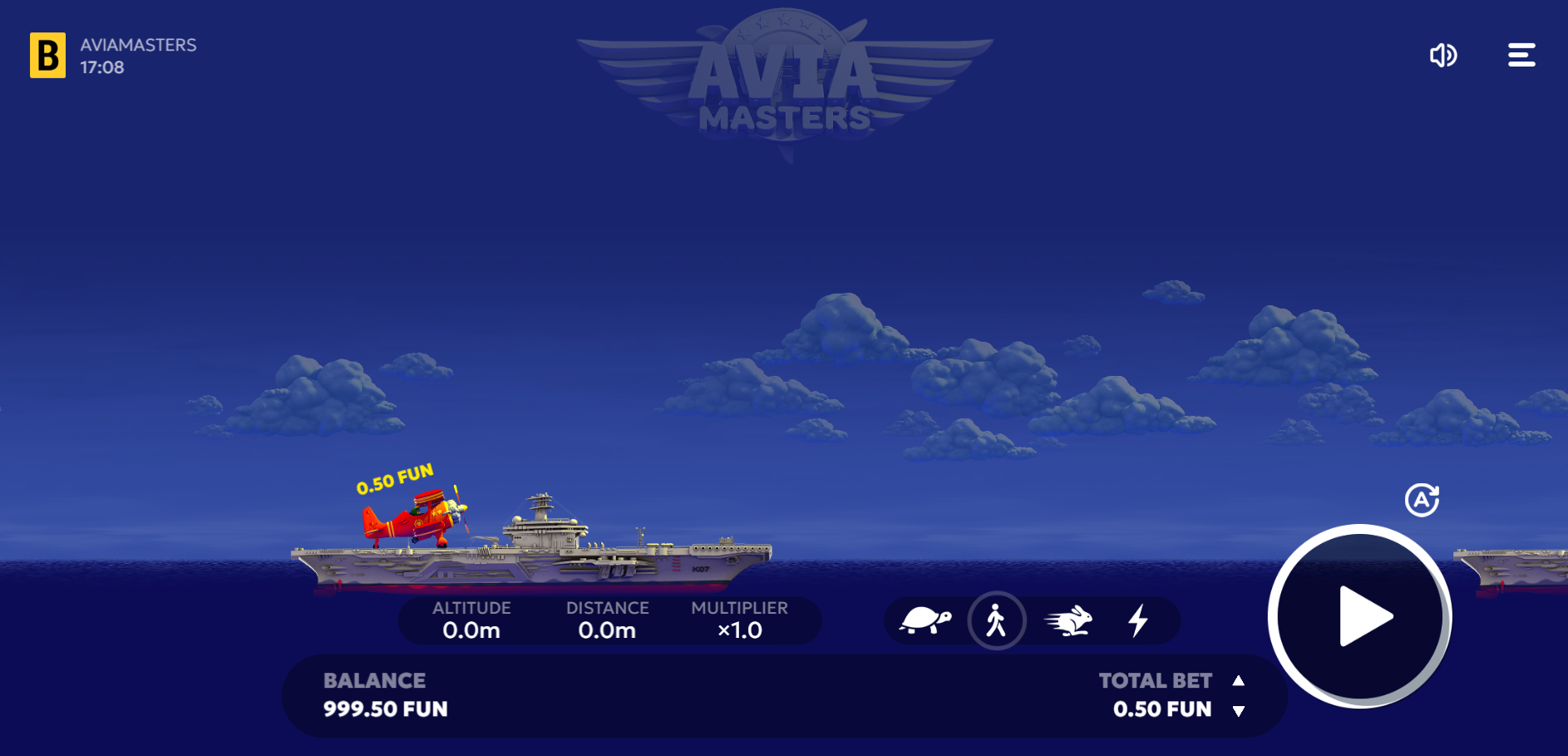 Play Aviamasters by Bgaming at 1win Bangladesh for big wins